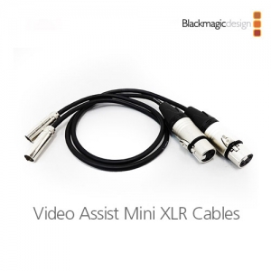 :::하이픽셀:::,Mini XLR Adapter Cables,2ea 1SET,Blackmagic Design,블랙매직디자인 > 모니터 > 케이블