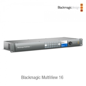 :::하이픽셀:::,Blackmagic MultiView 16,최대 16개의 SD/HD/Ultra HD 소스를 한 대의 Ultra HD 화면에서 두 배 높은 해상도로 모니터링,Blackmagic Design,블랙매직디자인 > 멀티뷰 > 멀티뷰