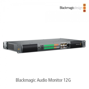 :::하이픽셀:::,[오더베이스] Blackmagic Audio Monitor 12G,랙 마운트형 오디오 모니터로 SDI, AES/EBU, 아날로그 오디오 소스 모니터링 지원!,Blackmagic Design,블랙매직디자인 > 모니터 > 모니터