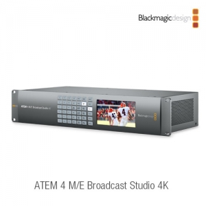 :::하이픽셀:::,[오더베이스] ATEM 4 M/E Broadcast Studio 4K [전원,USB케이블 제공],고성능 라이브 프로덕션 스위처,Blackmagic Design,블랙매직디자인 > ATEM 스위처 > ATEM Production Studio