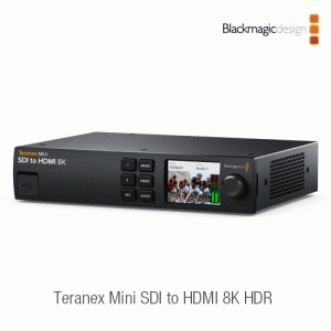:::하이픽셀:::,[오더베이스]Teranex Mini SDI to HDMI 8K HDR,듀얼 온스크린 스코프 오버레이, HDR, 33 포인트 3D LUT, 최대 4320p60의 모든 HD/UHD/8K 포맷을 지원하는 모니터 보정 기능을 탑재한 첨단 8K HDMI 모니터링 솔루션!,Blackmagic Design,블랙매직디자인 > 컨버터 > 테라넥스 미니 > 컨버터