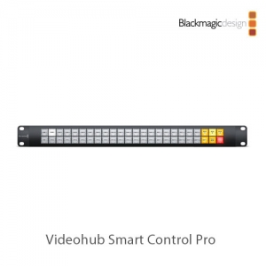 :::하이픽셀:::,Videohub Smart Control Pro,세련된 금속 재질 디자인에 새로운 RGB 버튼까지 탑재한 차세대 Videohub 라우터용 하드웨어 컨트롤 패널.,Blackmagic Design,블랙매직디자인 > 라우팅 및 분배 > Smart Videohub