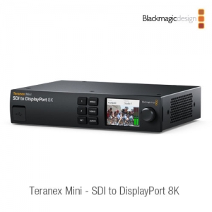 :::하이픽셀:::,[오더베이스] Teranex Mini - SDI to DisplayPort 8K HDR,SDI 소스 영상을 최대 4320p60의 모든 HD/UHD/8K 포맷 DisplayPort로 변환할 수 있는 첨단 8K DisplayPort 모니터링 솔루션,Blackmagic Design,블랙매직디자인 > 컨버터 > 테라넥스 미니 > 컨버터