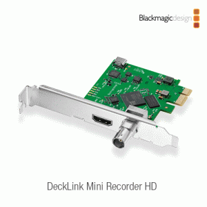 :::하이픽셀:::,DeckLink Mini Recorder HD,방송 품질의 10비트 SDI 및 HDMI PCIe 캡처 카드이며, 최대 1080p60의 SD/HD와 2Kp60 DCI를 지원,Blackmagic Design,블랙매직디자인 > 캡쳐 및 재생 > 덱링크