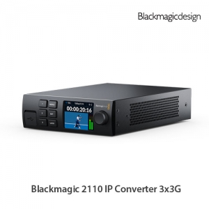 :::하이픽셀:::,Blackmagic 2110 IP Converter 3x3G,내장 컨트롤 패널 및 상태 표시 LCD를 탑재한 양방향 3채널 3G-SDI 2110 IP 컨버터로, 최대 1080p60의 모든 SD/HD 포맷 및 AC 전원, 원격 관리 기능을 지원합니다.,Blackmagic Design,블랙매직디자인 > 컨버터
