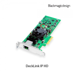:::하이픽셀:::,DeckLink IP HD,DeckLink IP는 RJ45 스타일의 단일 이더넷 연결을 통해 3채널의 캡처 및 재생 기능을 2110 IP 방송 시스템에 추가합니다. 최대 1080p60의 모든 720p, 1080i, 1080p 비디오 표준을 지원합니다.,Blackmagic Design,블랙매직디자인 > 캡쳐 및 재생 > 덱링크